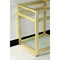 Fauceture VSP2522B7 25-Inch x 22-Inch Steel Console Sink Base with Glass Shelf, Brushed Brass VSP2522B7 - alternate 3